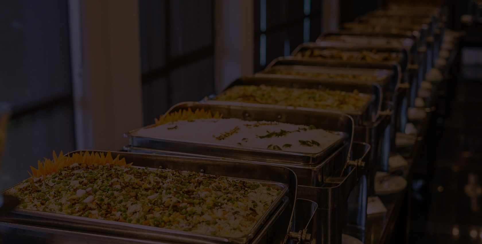 American & Indian lunch buffet at Swad India Restaurant